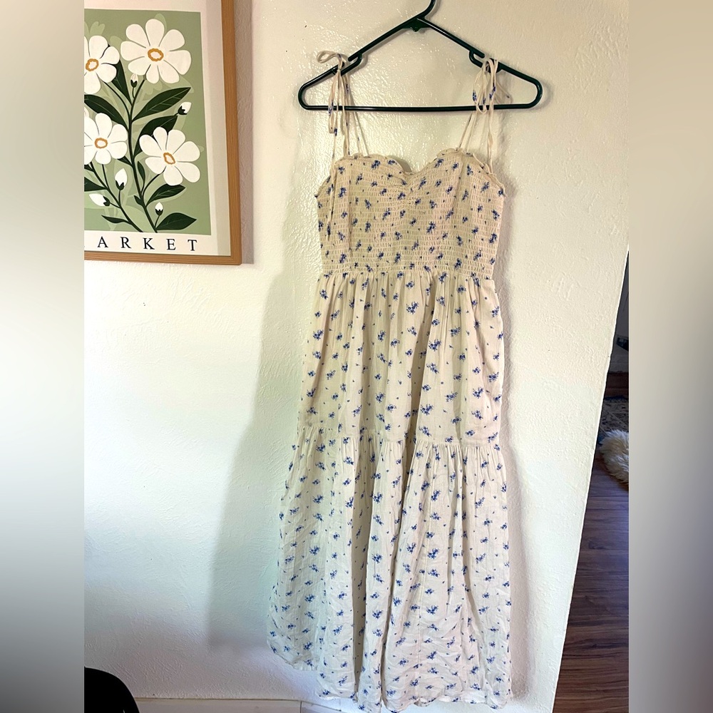 AE Blue Floral Dress